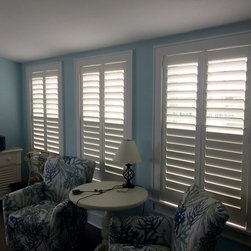 White Plantation Shutters - Interior Shutters
