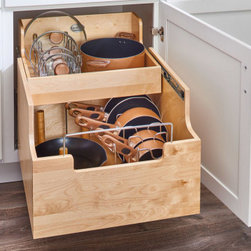 Wood Cookware Organizer - Kitchen Storage And Organization