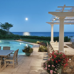 Poolside Pergola in Osterville, MA - Pergolas