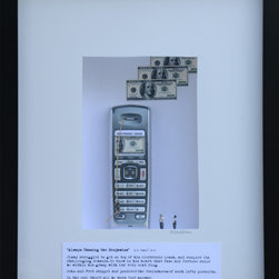 Always Chasing the Benjamins - Mixed Media Art