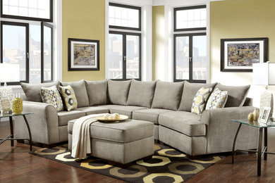 Essence Grey 3 Piece Sectional Sofa