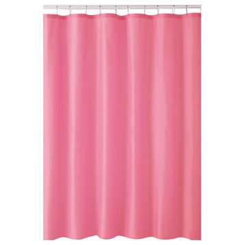 Mystic Shore Magic Changing Fabric Shower Curtain, Coral