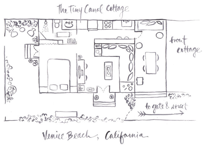 Floor Plan by The Tiny Canal Cottage