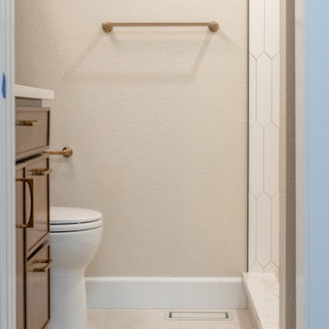 Modern Warm Bathroom Remodel | Boulder, Colorado