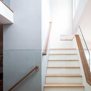 Stair to new 2nd floor addition