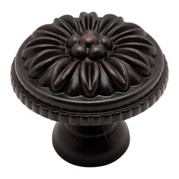 Cosmas - Cosmas 9215ORB Oil Rubbed Bronze Cabinet Round Knob, 1-3/8" Diameter, Set of 5 - Cabinet And Drawer Knobs