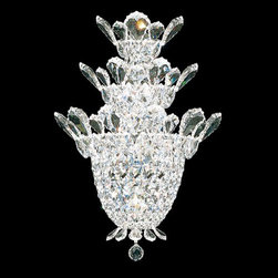 Schonbek Trilliane 2 Light Sconce with Silver finish - Lighting