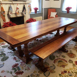 Extendable Dining Table with Benches - Dining Tables