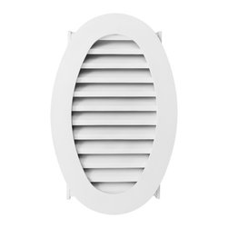 Oval Louver Vents - Registers Grilles And Vents