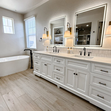 Modern Spa-Inspired Primary Bathroom Transformation