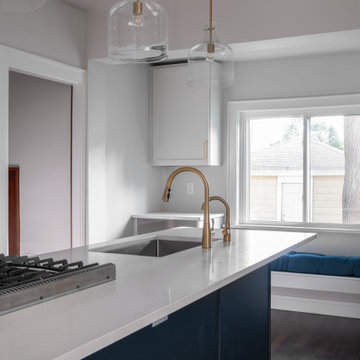 Modern White Kitchen Makeover
