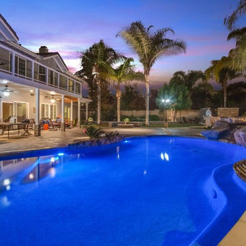 Night View - Orange Oasis