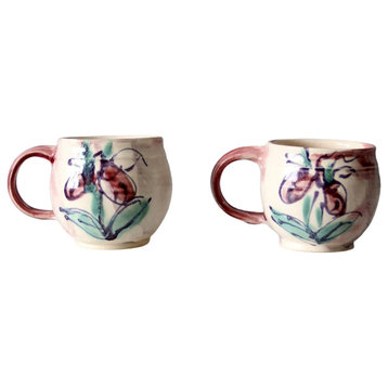 Consigned, Vintage Studio Pottery Mugs Pair