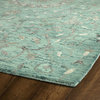 Kaleen Chancellor Hand-Tufted Indoor Area Rug, Turquoise, 9'x12'