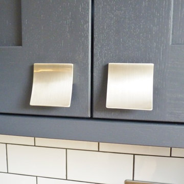 'Charcoal' & 'Stone' painted shaker doors