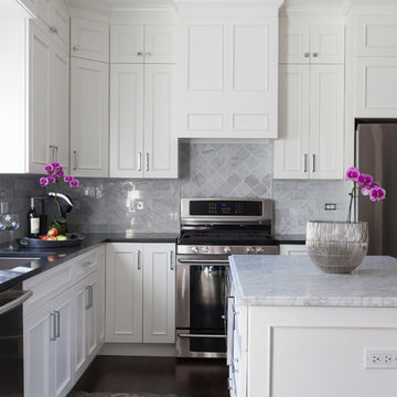 Transitional Kitchen & Bedroom