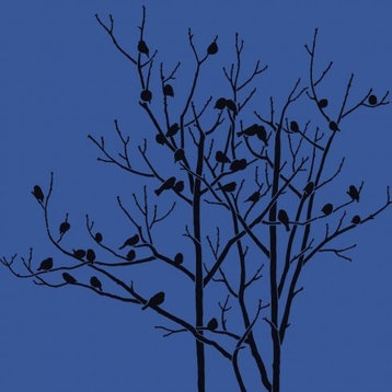 Birds In Trees Craft Stencil, DIY Home Decor, Easy DIY Renovations, Small