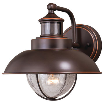 Harwich Dualux 10" Outdoor Wall Light Burnished Bronze