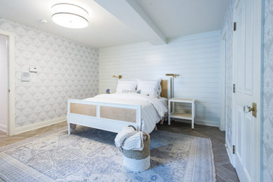 Asian bedroom photo in Chicago