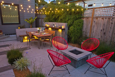 Inspiration for a modern patio remodel in San Francisco