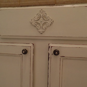 Faux Finish - Distressed Cabinets