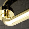 Kingston Brass 18" Decorative ADA Grab Bar, Polished Brass