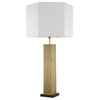 Brass Black Marble Table Lamp | Eichholtz Viggo