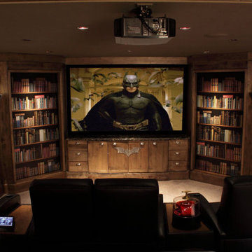 Batman Themed Theatre Lighting & Interior Design Little Rock AR.