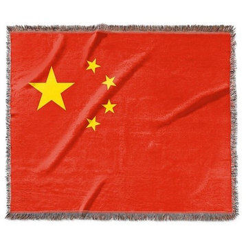 "China Flag" Woven Blanket 60"x50"