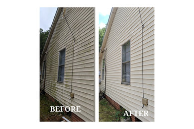 House Washing Before & After