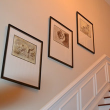 stairwell wainscoting