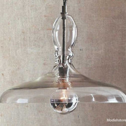 Roost Silhouette Pendant Lamp - Wide - SKU: L258 - Pendant Lighting