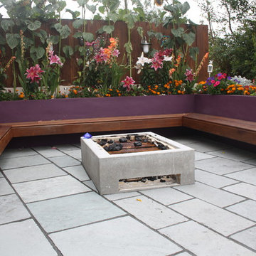 Patio Firepit Decking area