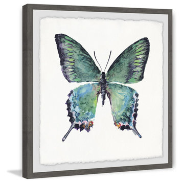 "Watercolor Butterfly" Framed Painting Print, 12"x12"