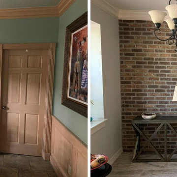 Before and After remodel