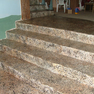 3/4 inch Interior Concrete flooring and steps