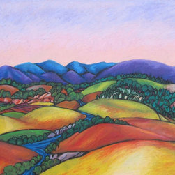 Marcia McDade - Oil Pastel Drawing - Artwork