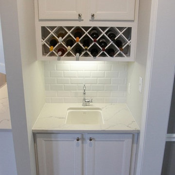 Statuario Venato Engineered Quartz Kitchen
