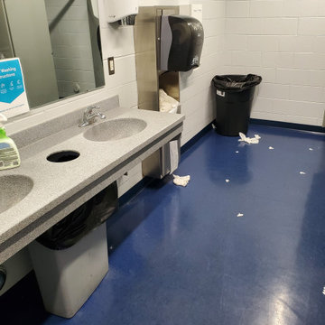 Before and After Restroom Cleaning in Okemos, MI