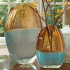Oval Vase, Pistachio Amber, Small