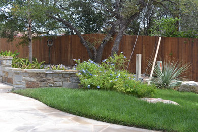 This is an example of a traditional landscaping in Austin.