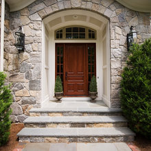 Front Entry Ways - Stone and Arch