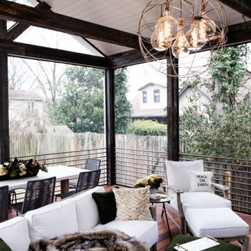 Hillsboro West End Custom Screened in Porch