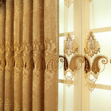 Living Room Luxury Valance Curtains