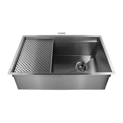 Stainless Steel Kitchen Sink | Legacy w/ Grid Drain - Kitchen Sinks