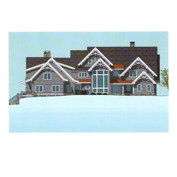 Vacation Lakefront Home, Custom Design, 12,822 Square Feet
