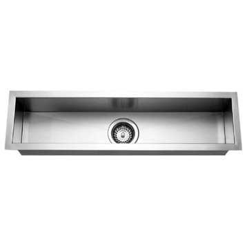 Houzer CTB-3285 Contempo Series Undermount Stainless Steel Bar/Prep Sink