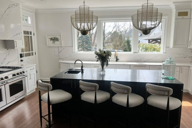 Kitchen - traditional kitchen idea in New York