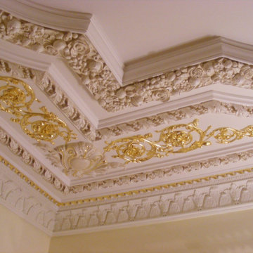 Gilded Crown Moulding