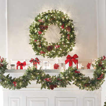 Classic Christmas Mantels